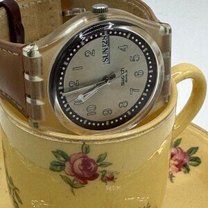 Swatch Watch Croissant Chaud GE700C Vintage 2002